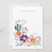 Cinco De Mayo Slurpen en Salsa Grappige Kat FIESTA Kaart (Achterkant)