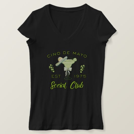 Cinco de Mayo Social Club T-shirt (Design voorkant)