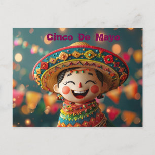 Cinco De Mayo Sombrero Feestdagenkaart