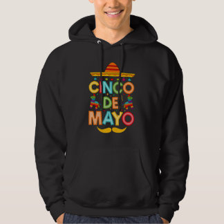 Cinco De Mayo Sombrero Mexican Fiesta 5 de Mayo Hoodie