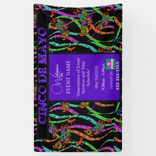 CINCO DE MAYO SPANDOEK (Verticaal)