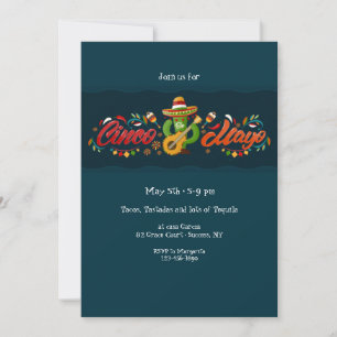 Cinco De Mayo-spandoek Kaart