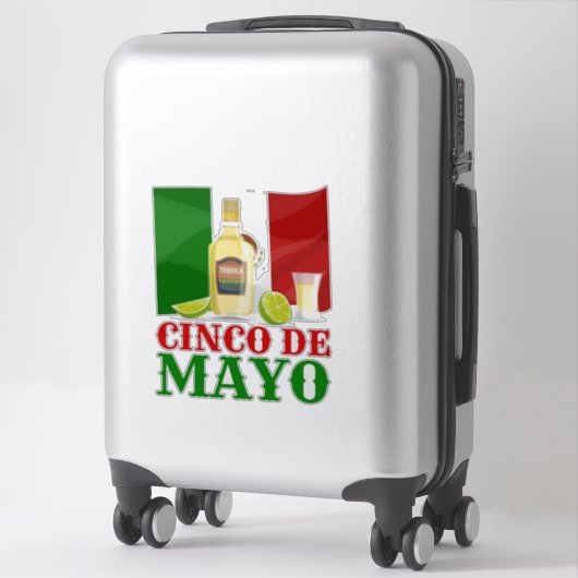 Cinco De Mayo Sticker (Koffer)
