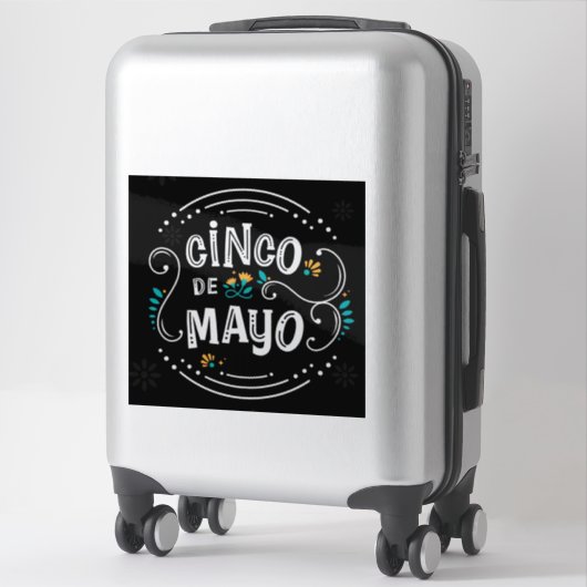 Cinco De Mayo Sticker (Koffer)