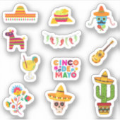 Cinco de Mayo Stickers (Voorkant)