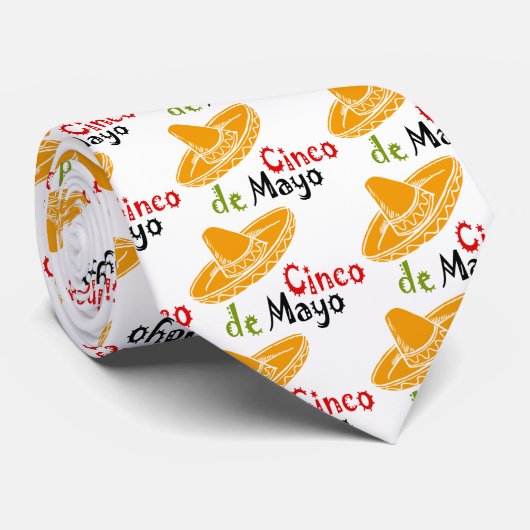 Cinco de Mayo Stropdas (Opgerold)