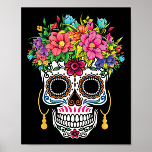 Cinco De Mayo Sugar Skull Dia De Los Muertos Dag O Poster