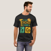 Cinco De Mayo T Is For Teacher & Tacos Funny Mexic T-shirt (Voorkant volledig)