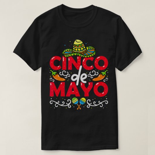 Cinco de Mayo T-shirt (Design voorkant)
