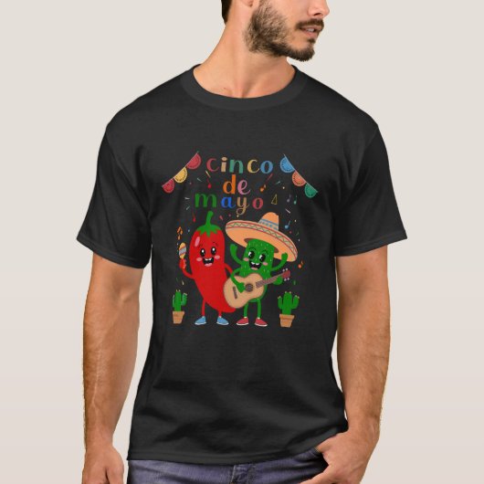 cinco de mayo t-shirt (Voorkant)