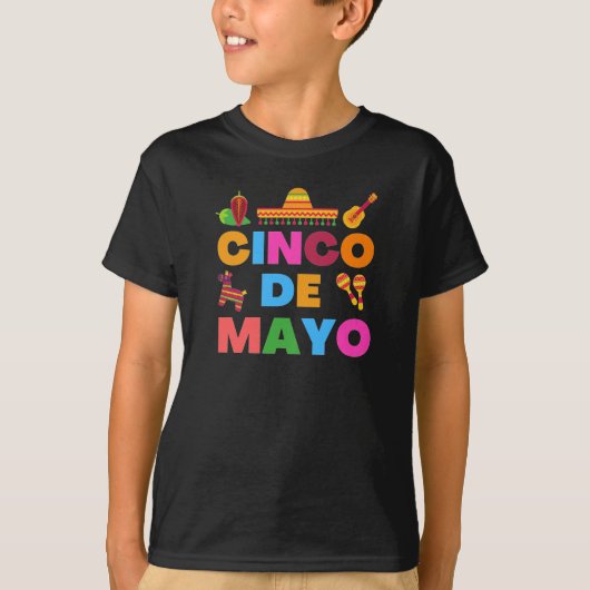 Cinco De Mayo T-Shirt (Voorkant)