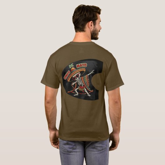 Cinco de Mayo T-shirt (Achterkant volledig)