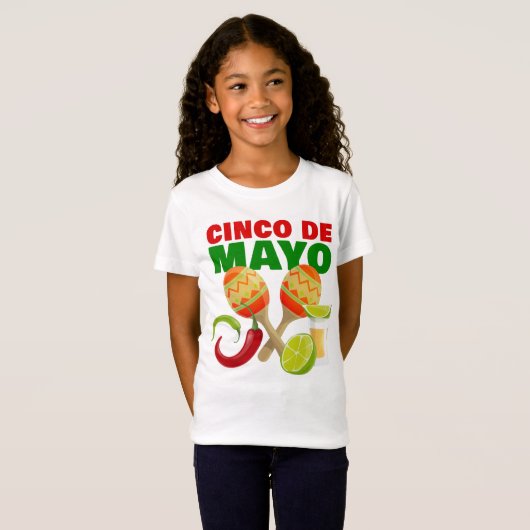 Cinco De Mayo T-Shirt (Voorkant volledig)