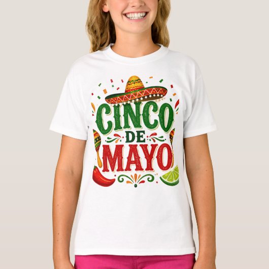 Cinco de Mayo T-shirt (Voorkant)