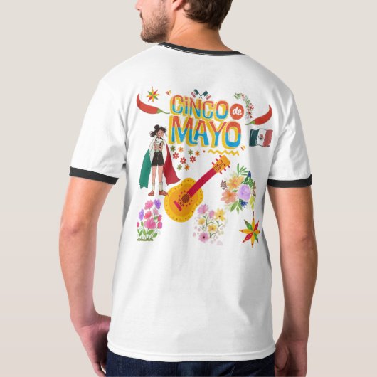 Cinco De Mayo T-shirt (Achterkant)