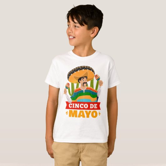 Cinco De Mayo T-Shirt (Voorkant volledig)