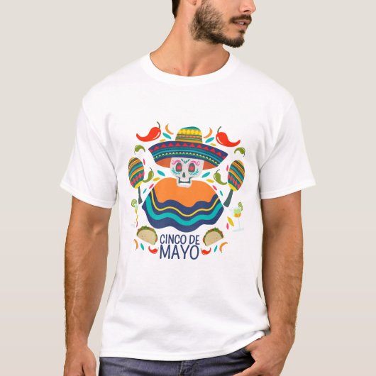 Cinco De Mayo T-shirt (Voorkant)
