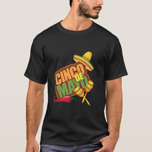 Cinco De Mayo T-shirt (Voorkant)