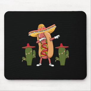 Cinco De Mayo T-shirt Hot Dog Cactus Dansen Muismat