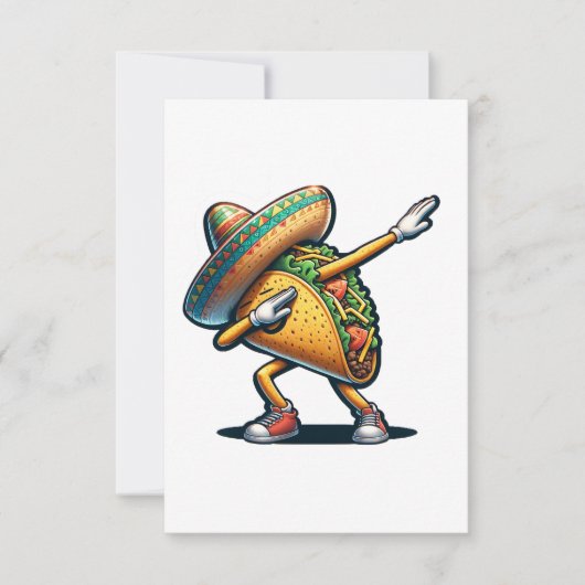 Cinco de Mayo Taco Bedankkaart (Voorkant)