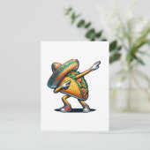 Cinco de Mayo Taco Briefkaart (Staand voorkant)