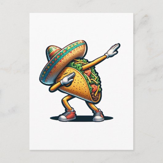 Cinco de Mayo Taco Briefkaart (Voorkant)