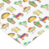 Cinco de Mayo Taco Cactus Pinata Maracas Mexican Tafelkleed (Gekanteld)