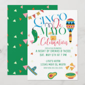 Cinco De Mayo Taco Feest Viering Kaart (Voorkant / Achterkant)