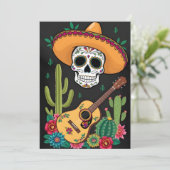 Cinco De Mayo Taco Kaart (Staand voorkant)