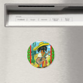 Cinco de Mayo Teckel Magneet (Insitu (Vaatwasser))