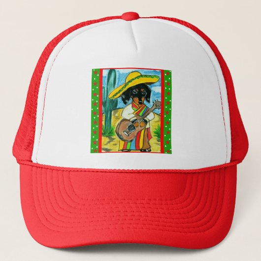 Cinco de Mayo Teckel Trucker Pet (Voorkant)