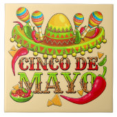 Cinco de Mayo Tegeltje (Voorkant)