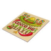 Cinco de Mayo Tegeltje (Zijkant)