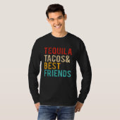 Cinco De Mayo Tequila Tacos Best Friends Drinking  T-shirt (Voorkant volledig)
