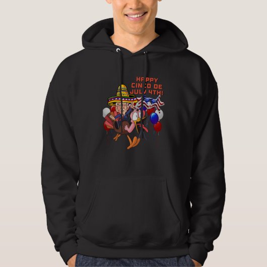Cinco De Mayo Tequila Tacos Mexican Beer Happy Cin Hoodie (Voorkant)