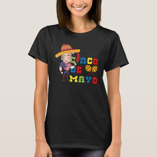 Cinco De Mayo Tequila Tacos Mexican Beer Happy Cin T-shirt (Voorkant)