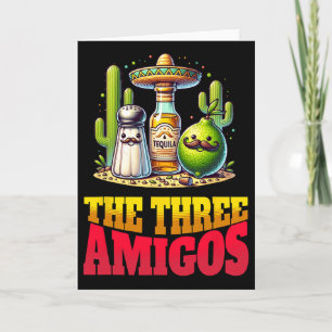 Cinco De Mayo The Three Amigos Grappige Zout Lime Kaart