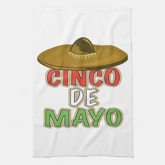 Cinco De Mayo Theedoek (Verticaal)