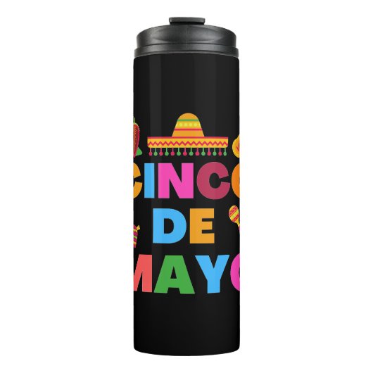Cinco De Mayo Thermosbeker (Voorkant)