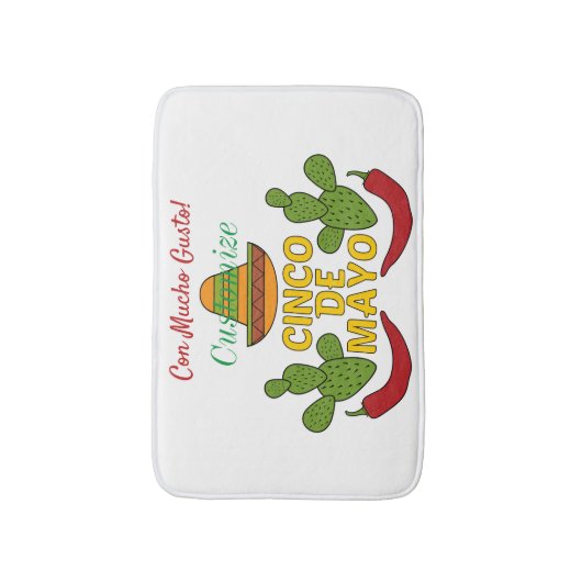 Cinco de Mayo Thunder_Cove Badmat (Voorkant Verticaal)