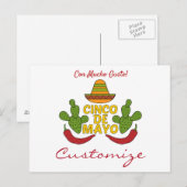 Cinco de Mayo Thunder_Cove Briefkaart (Voorkant / Achterkant)