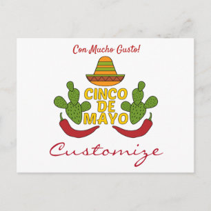 Cinco de Mayo Thunder_Cove Briefkaart