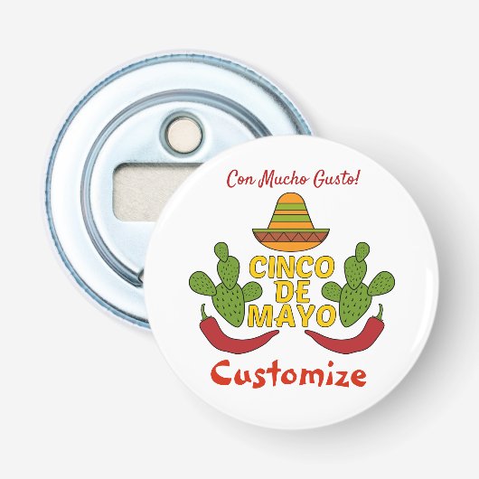 Cinco de Mayo Thunder_Cove Button Flesopener (Voorkant)