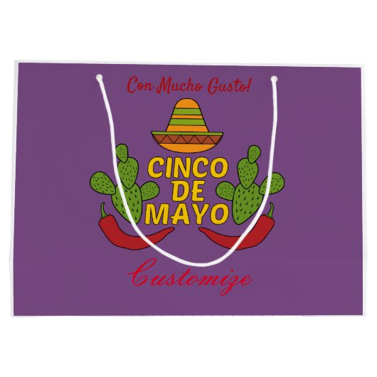 Cinco de Mayo Thunder_Cove Groot Cadeauzakje (Achterkant)