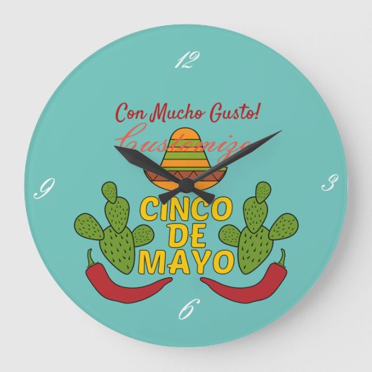 Cinco de Mayo Thunder_Cove Grote Klok (Voorkant)