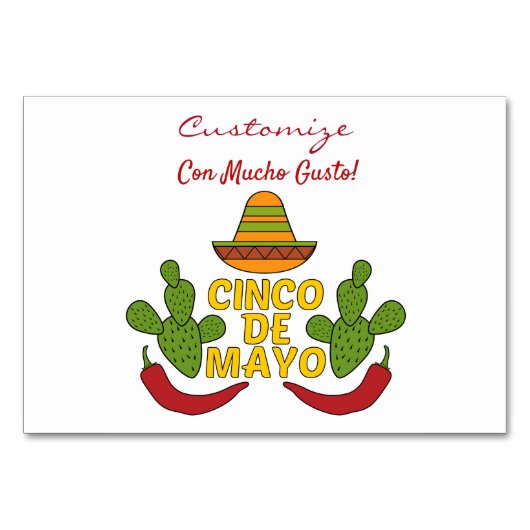 Cinco de Mayo Thunder_Cove Kaart (Voorkant)