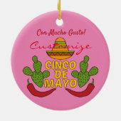Cinco de Mayo Thunder_Cove Keramisch Ornament (Achterkant)