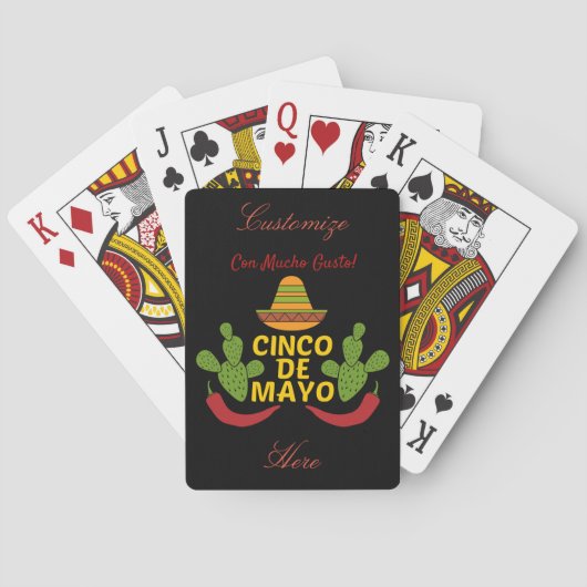 Cinco de Mayo Thunder_Cove Pokerkaarten (Achterkant)