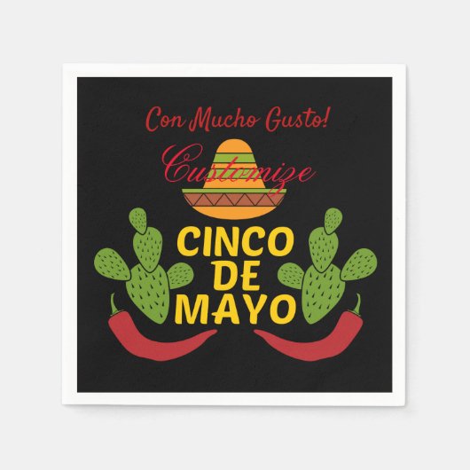 Cinco de Mayo Thunder_Cove Servet (Voorkant)