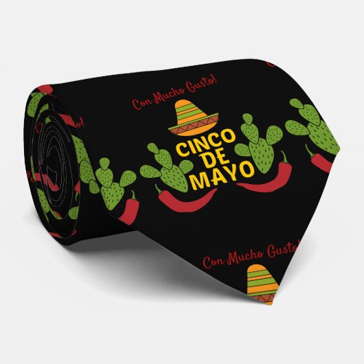 Cinco de Mayo Thunder_Cove Stropdas (Opgerold)